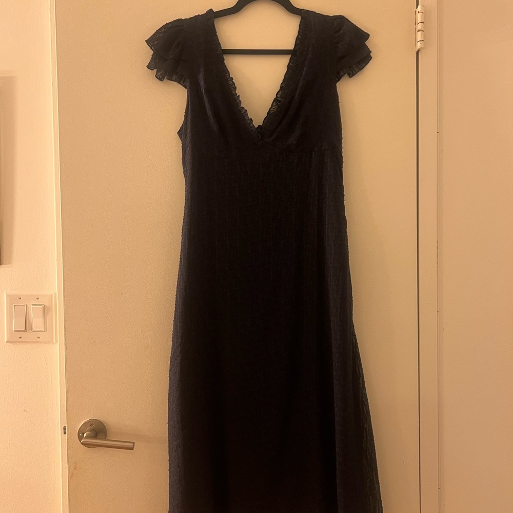Never worn with tags navy Line and Dot dress
